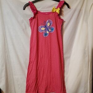 Pink Butterfly Kids Nightgown
